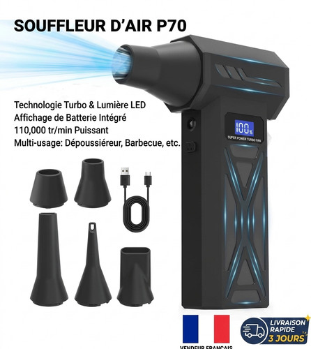 Souffleur air comprimé - comprimé, p70