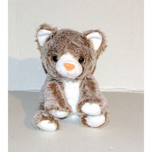 Doudou chat animadoo marron - doudou,