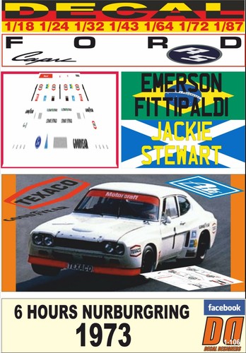 Decal ford capri - capri, 2600