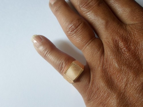 Bague plaqué oria - plaqué,