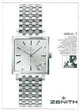 Advertising 0223 1967 Zenith Automatic Square Date Watch