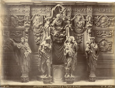 G.H. Belgium, Antwerp, Confessional at L&#039;Eglise St. Paul vintage albums pr