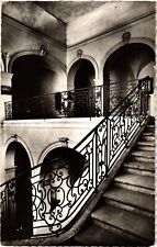 Old postcard Lagrasse Abbey wrought iron ramp FRANCE (1013214)