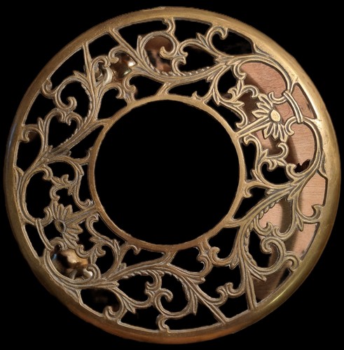 Porte plante doré - porte,