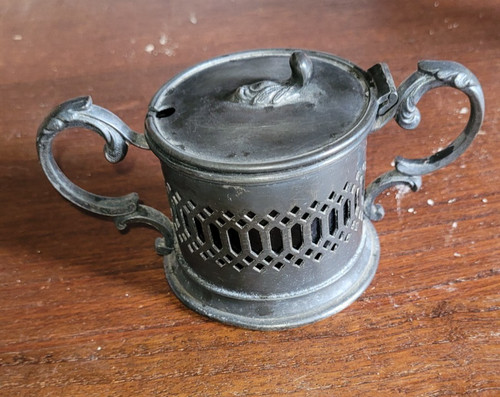 Beau petit pot moutarde en - à,