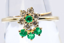 Bague cocktail Waltham Emerald