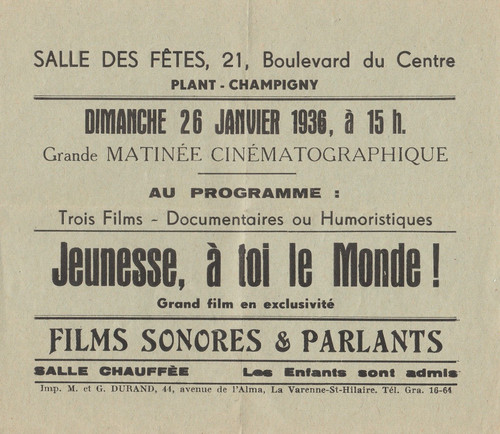 Ticket cinéma ancien - ticket, de