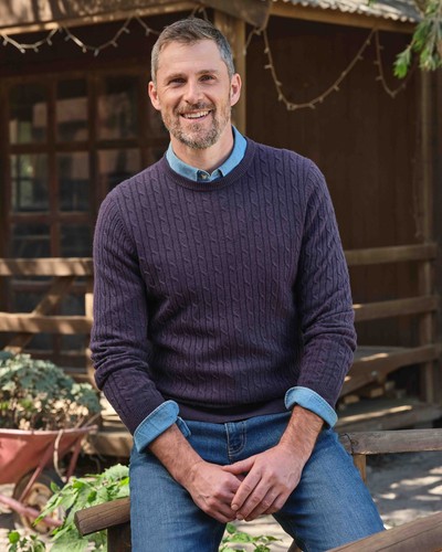 Pull cable knit - pull, laine