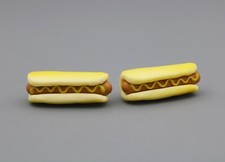 2PCS hotdog cheese food fits 18'' doll American Girl snack hot dog