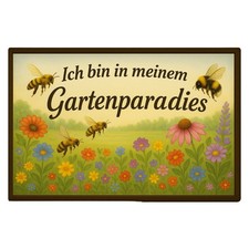 Panneau en tôle jardin