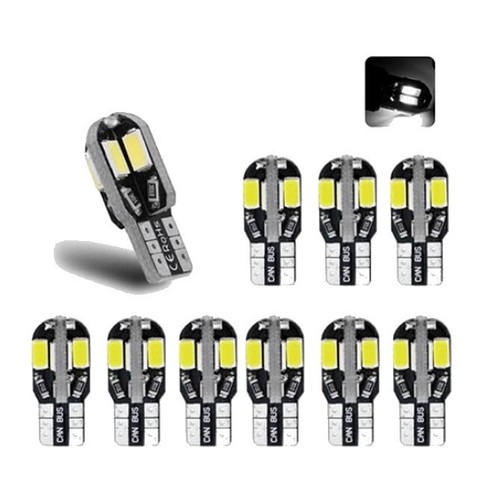 10x ampoules led - led, t10