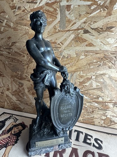 Statue bronze gloire aux - statue, en