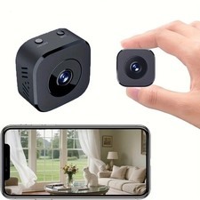 ✅ Mini Caméra Surveillance WiFi HD 1080P – Micro Enregistreur Sans Fil Noir