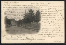 CPA Etang s Arroux, La Gare et