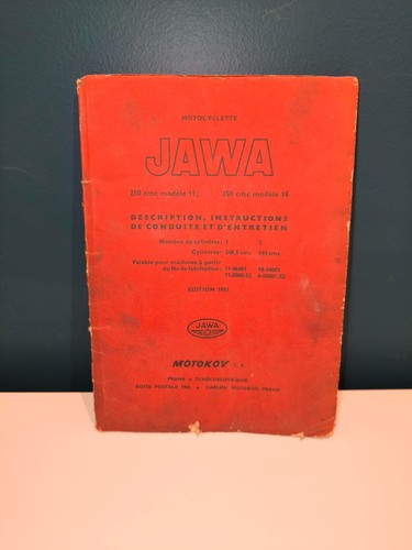 Motocyclette jawa description - motocyclette,