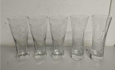 Lot de 5 pcs Verre à bière 1664 + Carlsberg 25cl vintage collectionneur