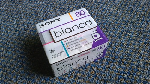 Minidisc sony bianca série - 5,