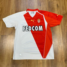 AS Monaco Puma 2004-2006 Home Football Soccer Jersey Rare Maillot size XL