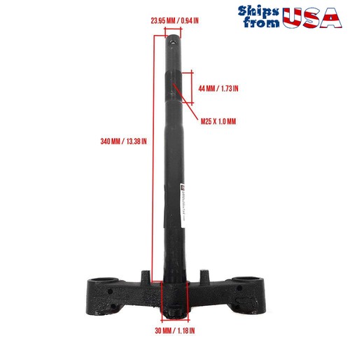 Steering stem triple tree 49cc - triple,