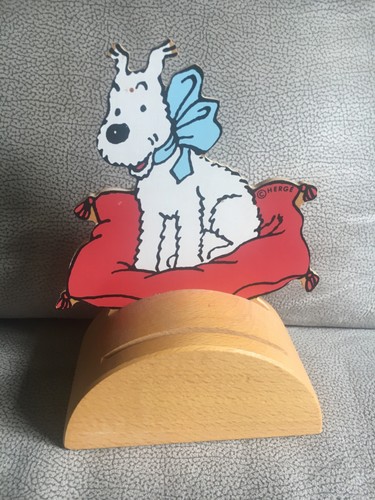Ancienne tirelire bois - bois, milou
