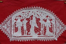 Broderie Richelieu entourage