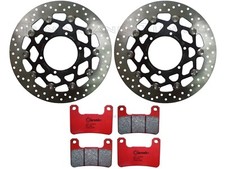 Disques frein avant BREMBO+Plaquettes SA POUR SUZUKI GSX-R 600 2008 2009 2010 10
