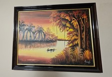 Tableau huile sur toile kicky