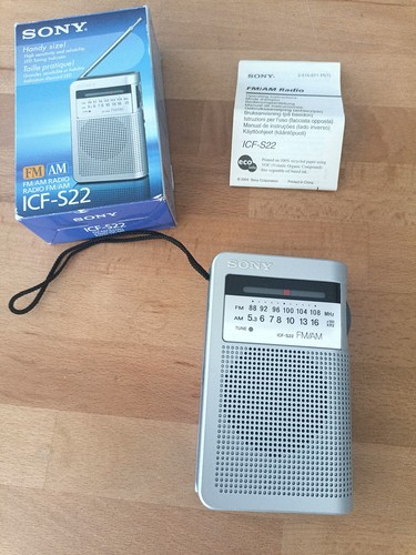 Sony icf s22 - silver, /