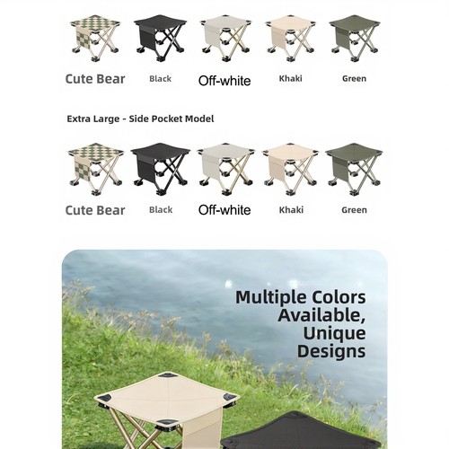 Tabouret pliant assise large - pliant, d'assise