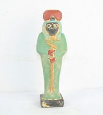 Rare statue ancienne pharaonique égyptienne Horus Ushabti BC égyptologie
