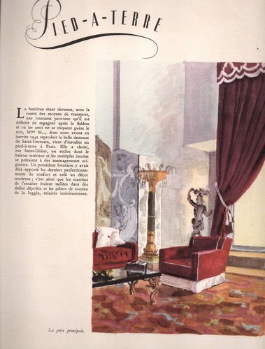 Article pied terre - article, a