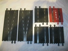 🚘 Lot x6 PISTE RAILS SPECIAUX PT74 PT59 CIRCUIT ÉLECTRIQUE SCALEXTRIC MECCANO