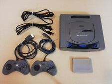 Sega Saturn Console Gray HST-0004 with 2 controllers Japanese Version tested