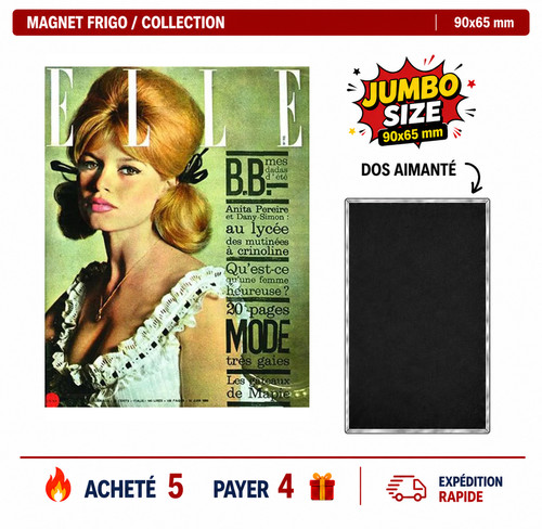 Magnet frigo brigitte - frigo,