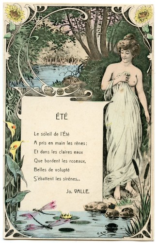 Art nouveau the seasons - the,