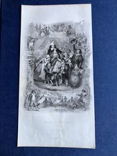 Gravure Ancienne Promenade Ane