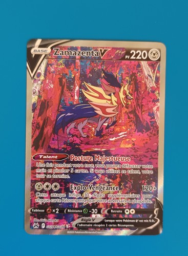 Carte pokémon zamazenta - carte,