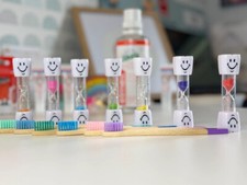 Un sablier coloré de 3