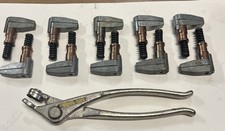 Side Grip Fasteners Clamps 1" reach W/ Plier Cleco Heavy Duty Kwik loc  11pcs