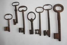 Anciennes clefs fer forgé