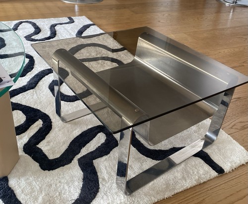 Petite table basse inox - basse, design