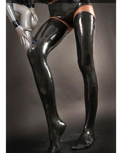 Bas latex brillant pour - en,