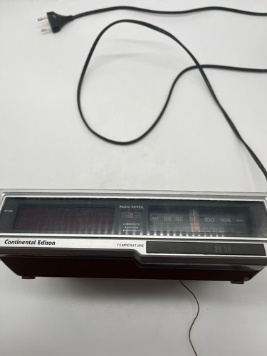 Radio réveil vintage