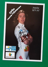 CYCLING cycling card AMELIE RIVAT team VIENNA FUTUROSCOPE signed