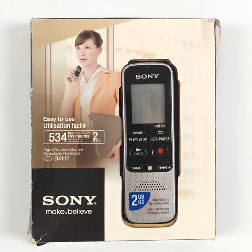 Sony icd bx112 dictaphone - sony,