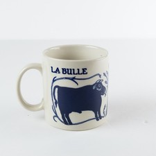 1978 Taylor & Ng La Vache & La Bulle Cow Coffee/Tea Cup Mug Blue