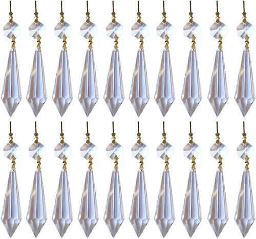 Crystal prism 20pcs - crystal, clear