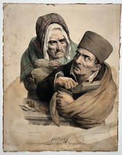 Avarice LITHOGRAPHIE Aubert