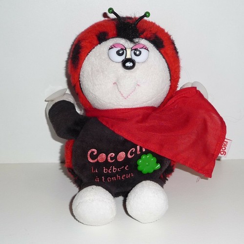 Peluche coccinelle jemini - coccinelle,
