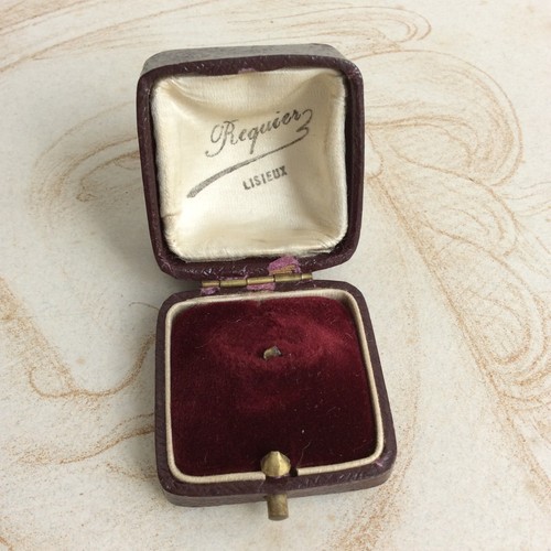 Ecrin bijou ancien cuir - ancien, en
